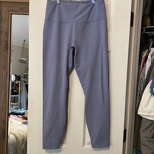 Purple workout leggings